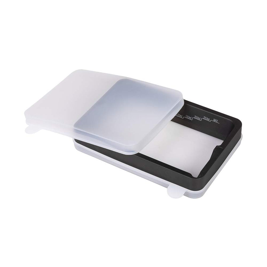 3D Printer Resin Vat Anodized Aluminium with FEP Film & Steel Ring Preinstalled, Durable Metal Frame Resin Tank (Photon Mono 4K)