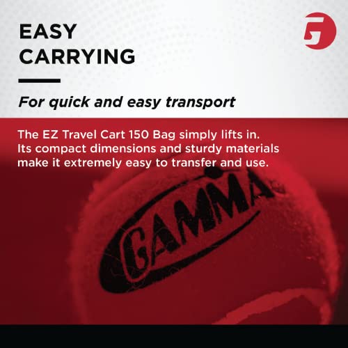 GAMMA Sports EZ Travel Cart Pro, Ball Hopper with Premi