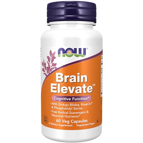 NOW Foods Supplements, Brain Elevate™, Featuring Ginkgo