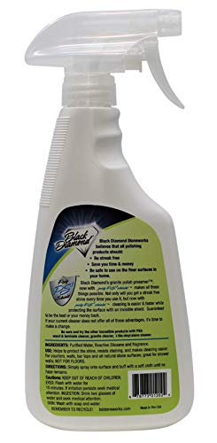 Black Diamond Stoneworks Granite Polish Preserver: Wax 