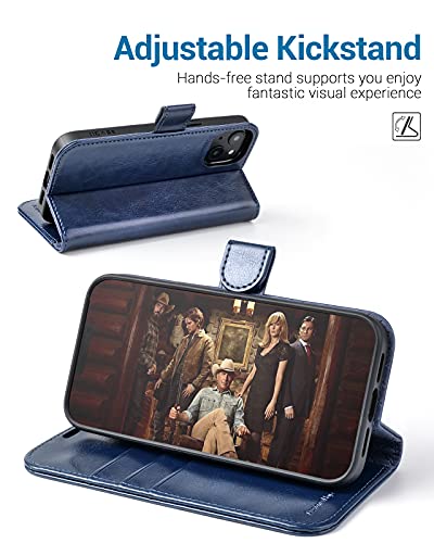 OCASE Compatible with iPhone 13 Wallet Case, PU Leather