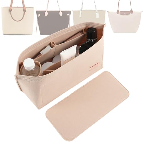 Doxo Purse Organizer Insert, Felt Bag Tote Fit L Speedy
