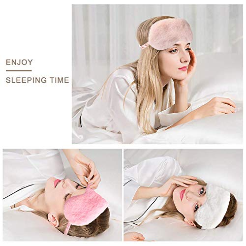Ayygift 2 of Animated Cartoon 3D Meow Sleep Mask Ice pa