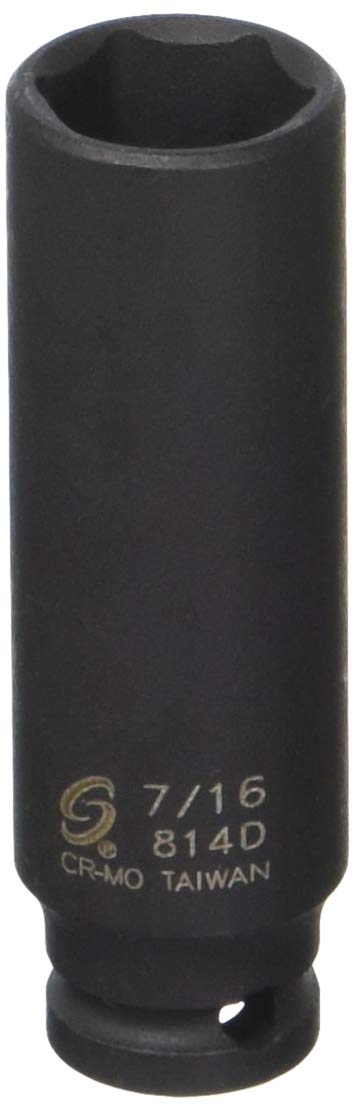 Sunex 814d 1/4-Inch Drive 7/16-Inch Deep Impact Socket