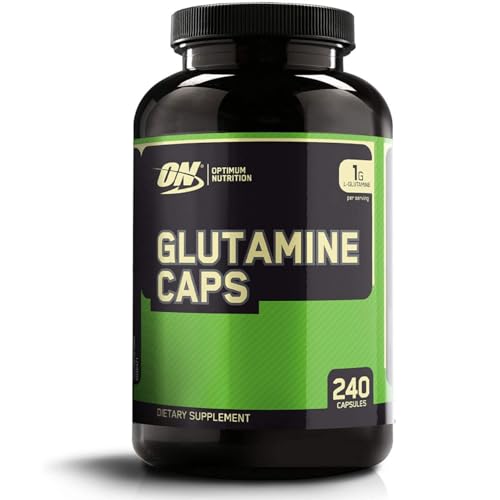 L-Glutamine Muscle Recovery Capsules, 1000mg, 240 Count (Package May Vary)