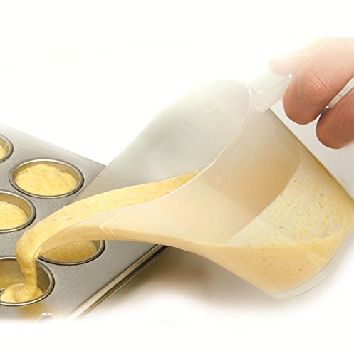 Norpro, White 2 Cup Measuring Funnel Pitcher
