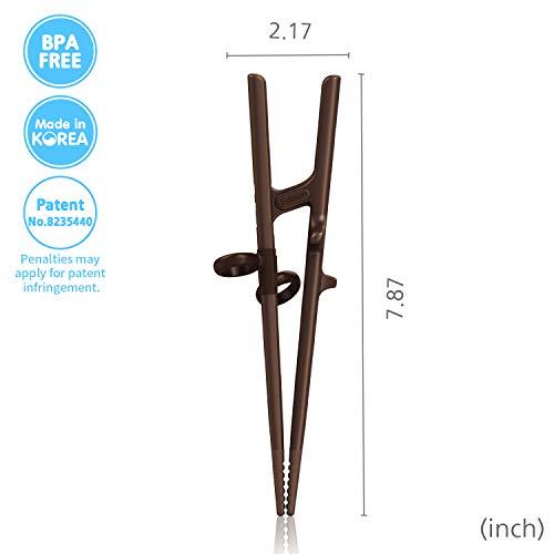 Training Chopsticks for Adults Right Handed, Beginner Chopsticks, Chopsticks Helper, Chopsticks for Beginners, Trainer Chopsticks, Easy Chopsticks, Practice Chopsticks, Made in Korea