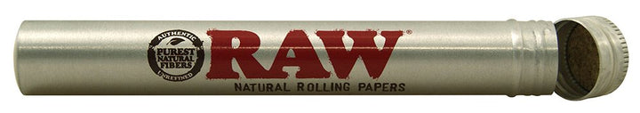 RAW Thentic Cigar Style Aluminum Tube, Silver, 1 Count