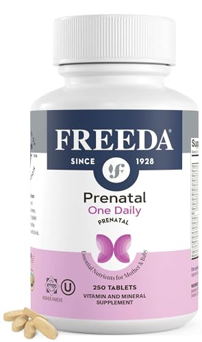FREEDA Prenatal Vitamin - Kosher Prenatals - Prenatal V