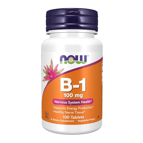 NOW Foods Supplements, Vitamin B-1 100 mg, Energy Produ