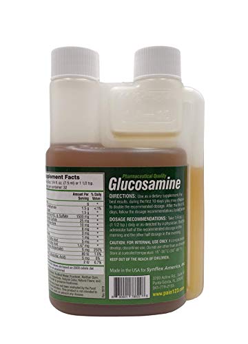 1500 - Liquid Glucosamine Juice Formula - Helps Support Joint, Cartilage Health - Chondroitin Sulfate Drink Supplement for Men, Women - Mandarin Orange Flavor (32 Day Supply)