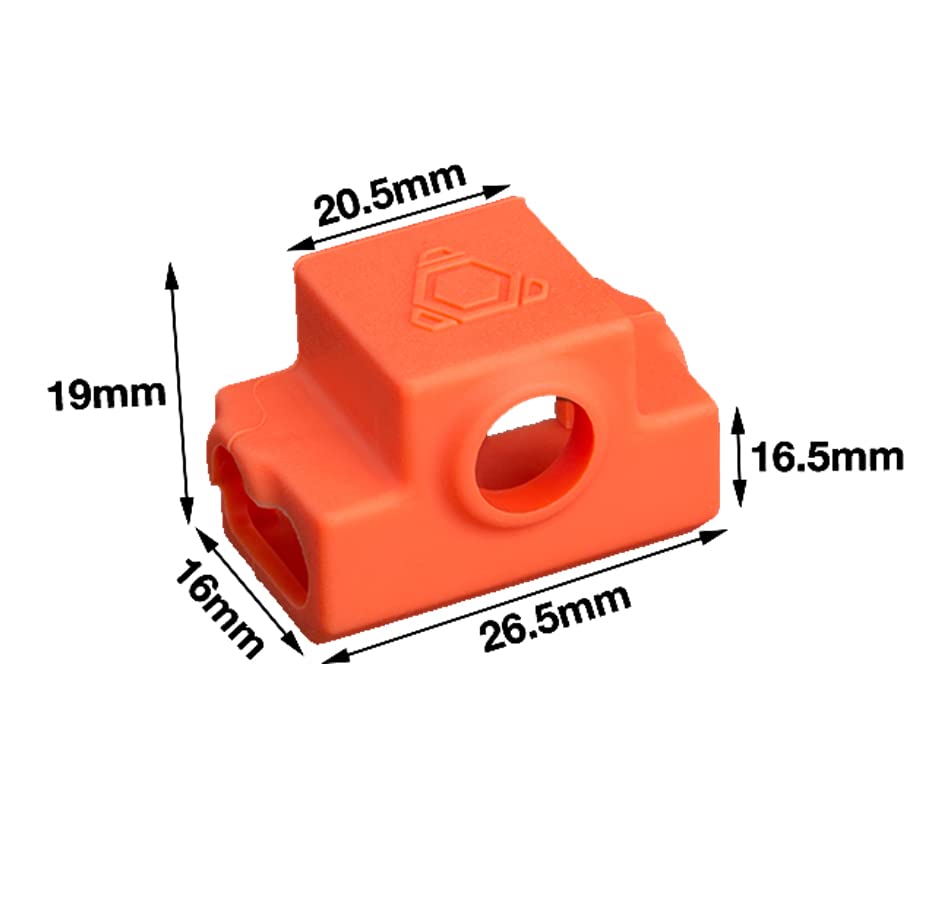 (2pcs) Silicone Sock for The Slice Engineering Copperhead Hot Block - by GO-3D PRINT