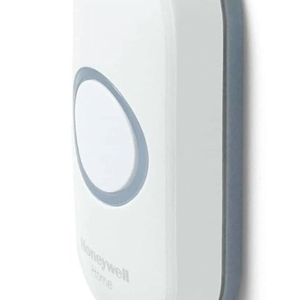 Honeywell Home RPWL400W2000 Honeywell Series 3, 4, 5, 9 Wireless Doorbell Push Button with Halo Light, White