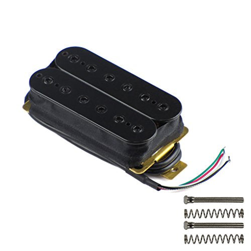 Bridge Pickup Ceramic Double Coil Humbucker Pickups for Electric Guitar Pickup-Black