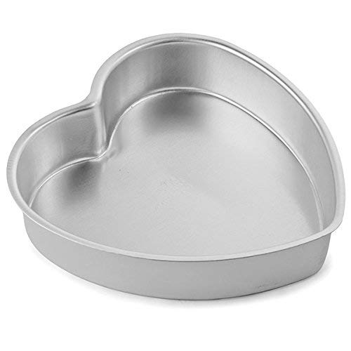 Decorator Preferred Heart Cake Pan, 6 x 2-Inch, Aluminum