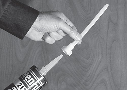 Flextension Caulking Tube Tip, Reusable and Removable Caulk Gun Nozzles for Hard to Reach Areas, Bends up to 180 Degrees, Caulking Tips, 3- Count (Pack of 1)