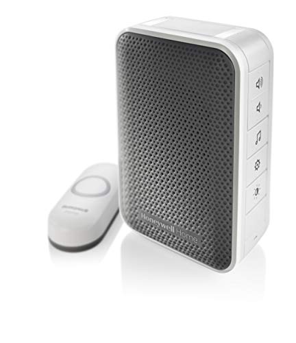 Honeywell Home RDWL313A2000/E Doorbell Portable Wireless Doorbell & Push Button-3 Series, Gray