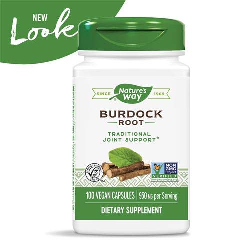Nature&#39;s Way Burdock Root 475 mg per capsule,10