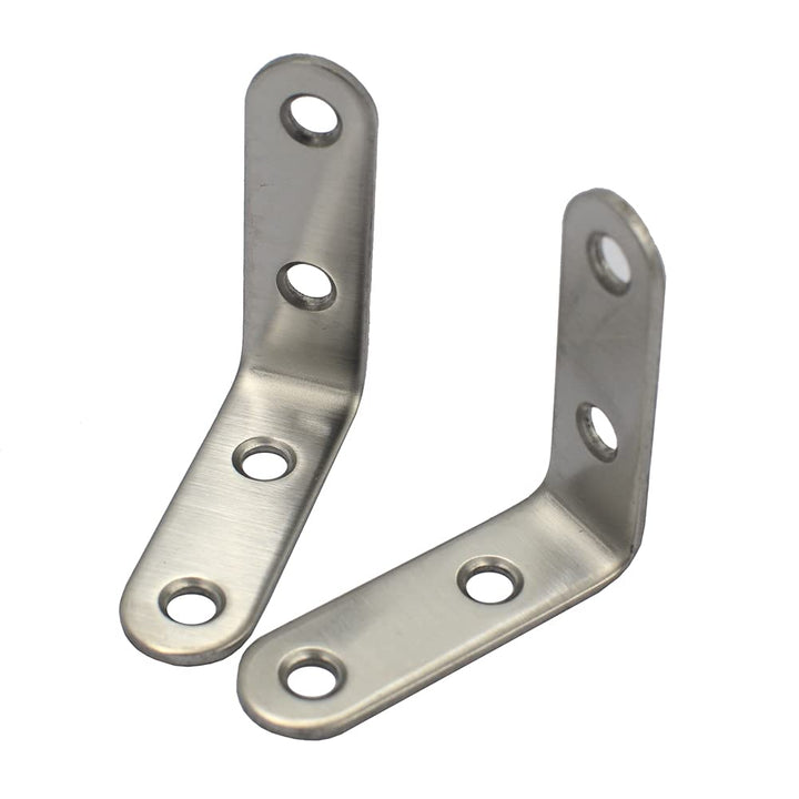 DGOL 12 pcs 2 x 2 x 0.62 inch Stainless Steel Corner Br