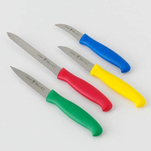J.A International Accessories Paring Knife Set, 4-piece, Multicolor