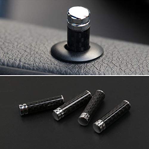 Carbon Fiber Door Lock Pin Stick Cap Bolt Cover for BMW E46 E39 E60 E90 E36 F30 F10 E53 E34 E30 E70 X3 X4 X5 X6 M3 M5