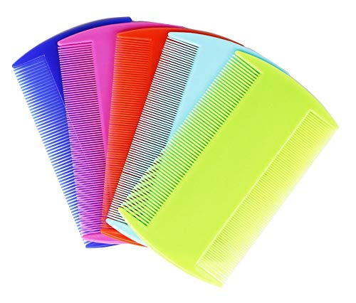 5 PCS Flea Lice Combs Grooming Fine Tooth Hair Combs for Dogs Cats