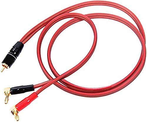 XMSJSIY Banana Plug to RCA Speaker Cable,Speaker Wire R