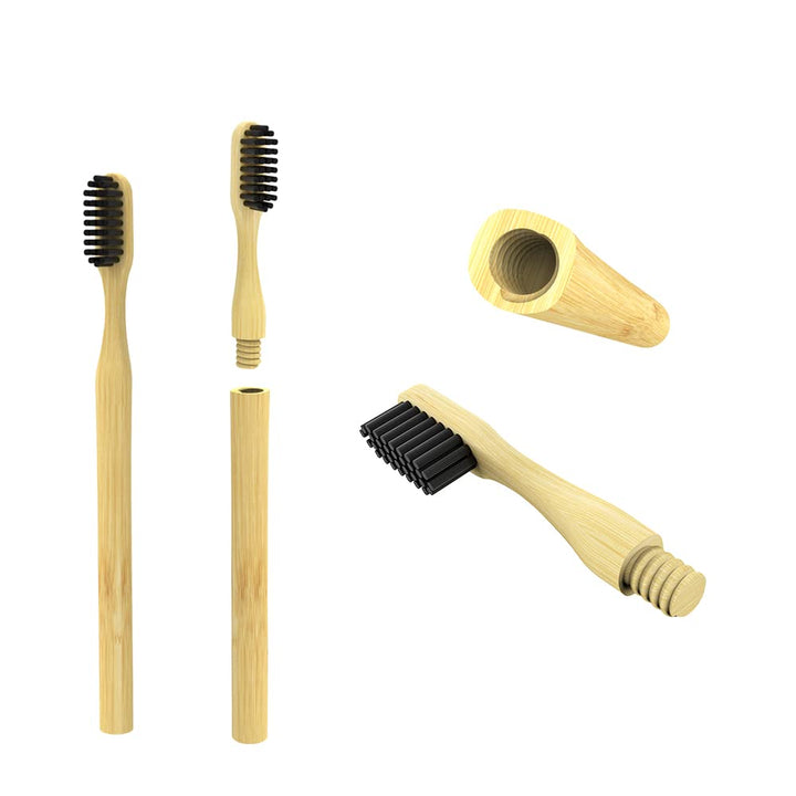 Clypolly Soft Bristle Travel Folding Toothbrush Kit ,Sm