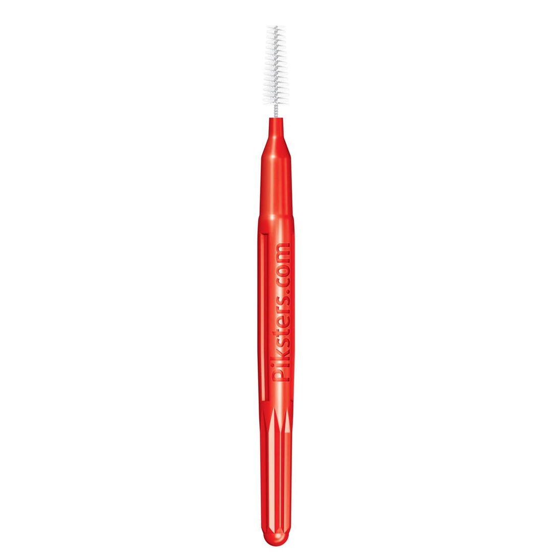 Piksters Interdental Brushes (40 Pack, Size 4 (Red))