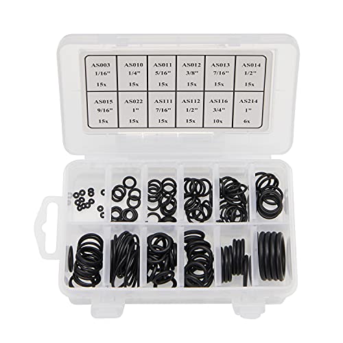 BUSY-CORNER 166 Pieces Scuba O-Ring Kit Scuba Diving Ru