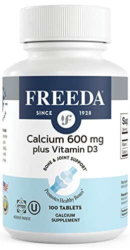FREEDA Calcium 600 mg with Vitamin D3 400 IU – Essentia