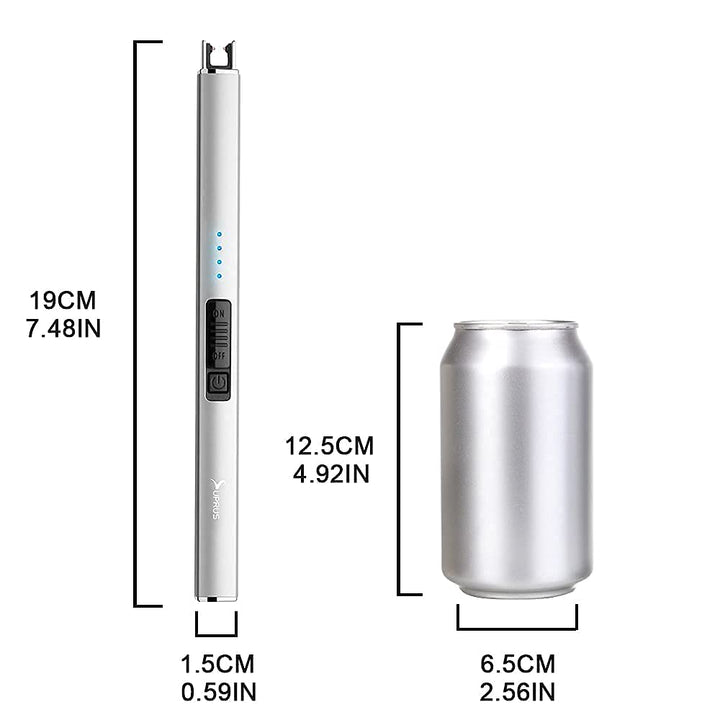 SUPRUS Electric Lighter Arc Windproof Flameless USB Lig
