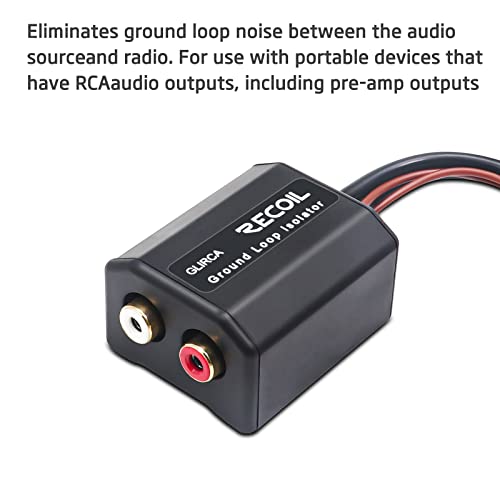 RECOIL GLIRCA 2-Channel RCA Stereo Ground Loop Isolator