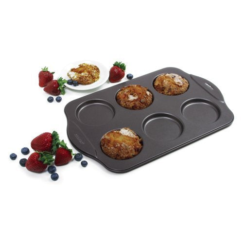 Norpro Puffy Muffin Top Pan Makes 6 Non Stick High Rise