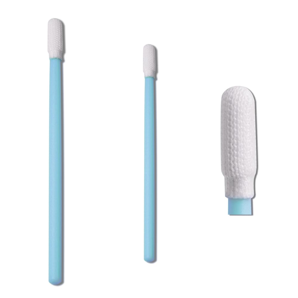 100pcs 2.677 Cleanroom Polyester Tip Cleaning Swabs for Camera Sensor, Optic Lens, Headphone Jack, Precision Instrument, Electronics CK-PS743 (100)