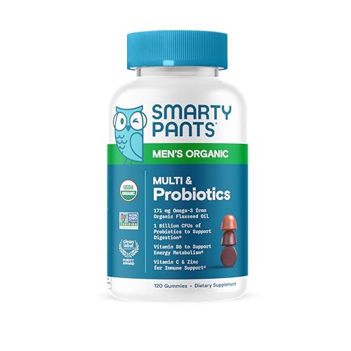 SmartyPants Multivitamin for Men, Organic Gummies: Prob