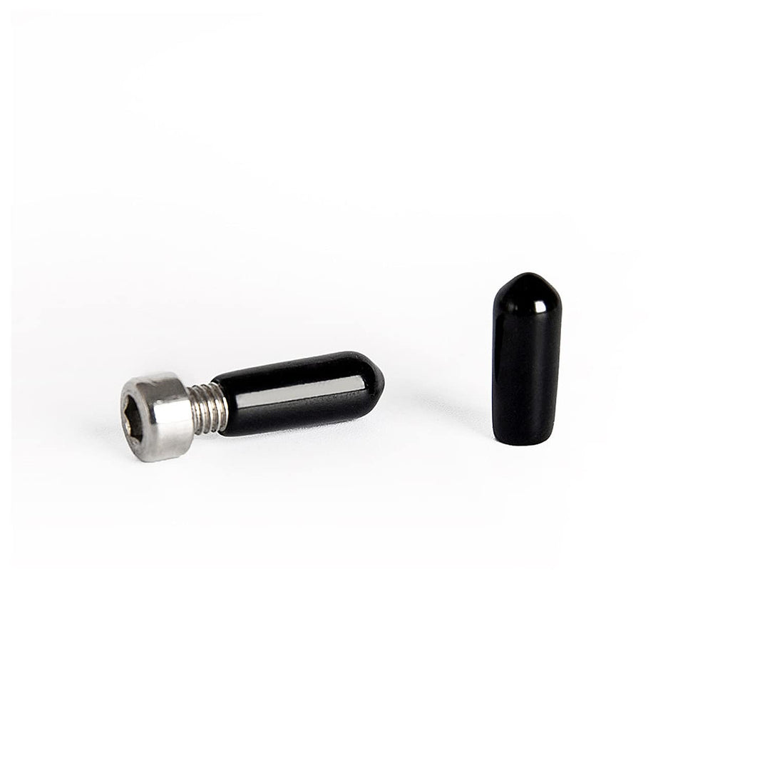 300 Pieces Screw Cap Rubber End Cap Bolt Screw Covers Caps Thread Protector Safety Cover, Black Pipe Post Bolt Screw Rubber Vinyl End Cap in 6 Sizes Form Inner Diameter 0.08 to 0.35 Inch