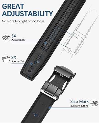 BOSTANTEN Mens Belt Leather Ratchet Belt For Men Dress 