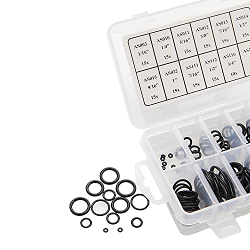 BUSY-CORNER 166 Pieces Scuba O-Ring Kit Scuba Diving Ru