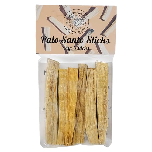 Sacred Palo Santo Wood Incense Sticks - | Harness 'Holy Wood' for Cleansing, Meditation & Energy | Ethically Sourced, Aromatic | 6 Premium Sticks for Spiritual Enrichment