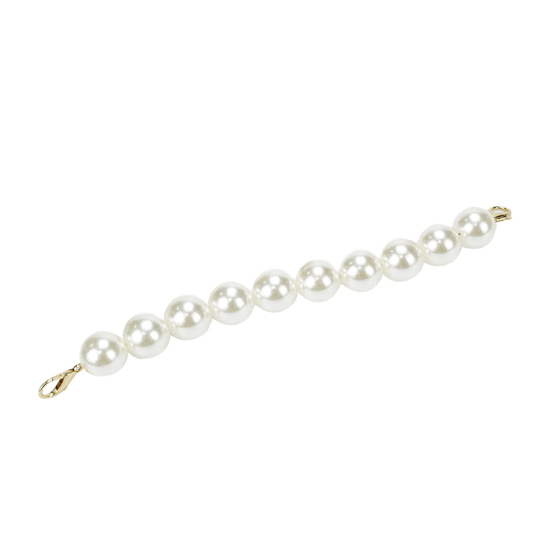 Meprotal Faux Pearl Beads Chain Handbag Pearl Handle Ch