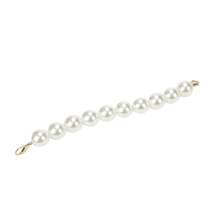 Meprotal Faux Pearl Beads Chain Handbag Pearl Handle Ch