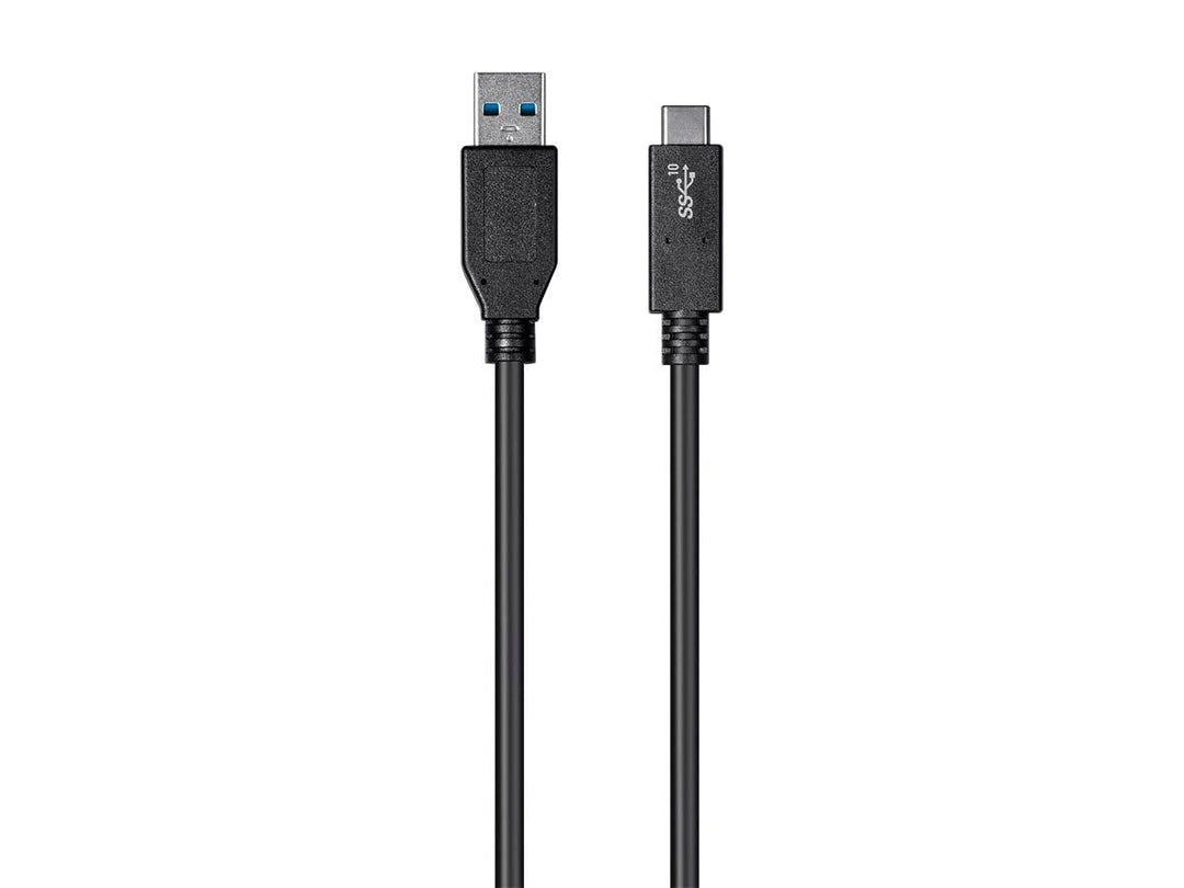 USB Type-C to USB Type-A 3.1 Gen 2 Cable, 10Gbps, 3A, 30AWG, To Use with Samsung Galaxy S9 S8 Note 8 Pixel, LG V30 G6 G5, Nintendo Switch, and more 1 Meter (3.3 Feet) Black - Select Series