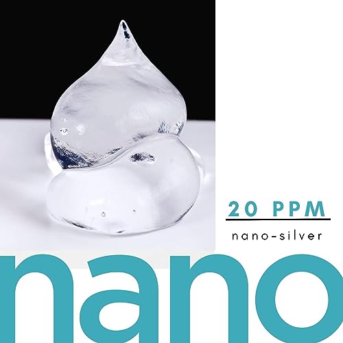 Silver Biotics Colloidal Nano SilverSol Ag4O4 20 ppm Healing & Soothing Gel | Great for Healing Skin from Scars, Burns, Wounds, Blemishes & More | 4 Oz (Pack of 2)