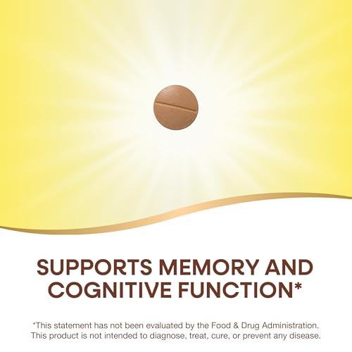 Nature&#39;s Way Ginkgold Max Advanced Ginkgo Extract, Supports Memory, Focus, and Concentration, and Cognitive Function*, Gluten free, Vegan, 60 Vegan Tablets (Packaging May Vary)