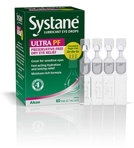 Systane Ultra Lubricant Eye Drops, 60 Count (Pack of 1)