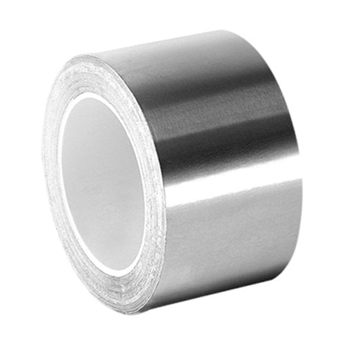 TC862(PK 2) 3361 High Temperature Stainless Steel/Acrylic Adhesive Foil Tape, 1 Width x 3yd. Length, 2 Rolls