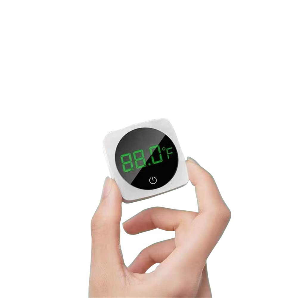 Aquarium Thermometer, LED Touch Screen Fish Tank Thermometer Accurate Stick-on Fish Tank Temperature Sensor for Fish Turtle Betta Fish Amphibians Reptiles