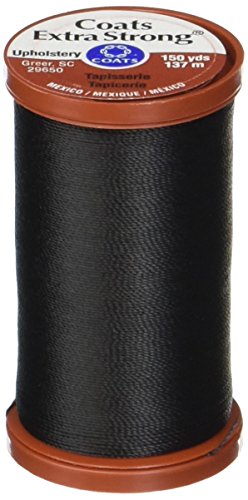 COATS &amp; CLARK Extra Strong Upholstery Thread, 150-Yard, Black (S964-0900)