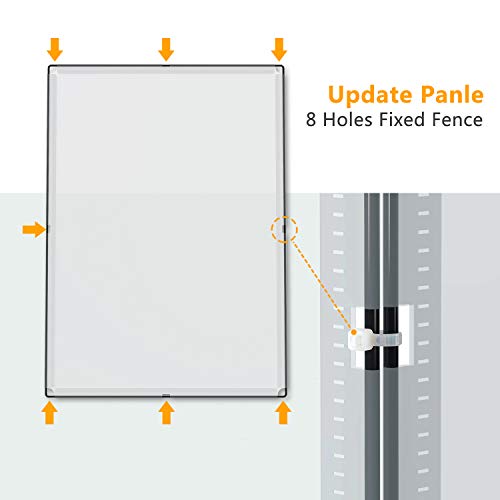 Pet Playpen, Portable Large Plastic Yard Fence Small Animals, Puppy Kennel Crate Fence Tent, 28 X 20 Inch, White, 12 Panels